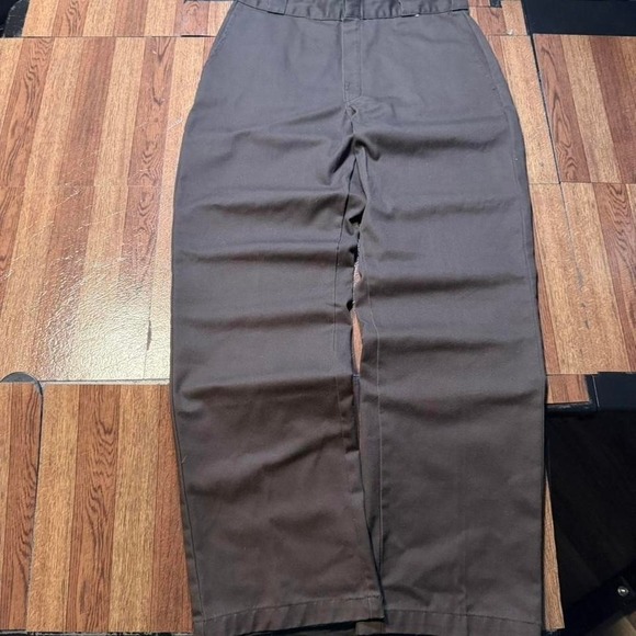 Dickies Brown1 874 Series Straight Original Fit Workwear Pants 32x32 - Picture 2 of 5